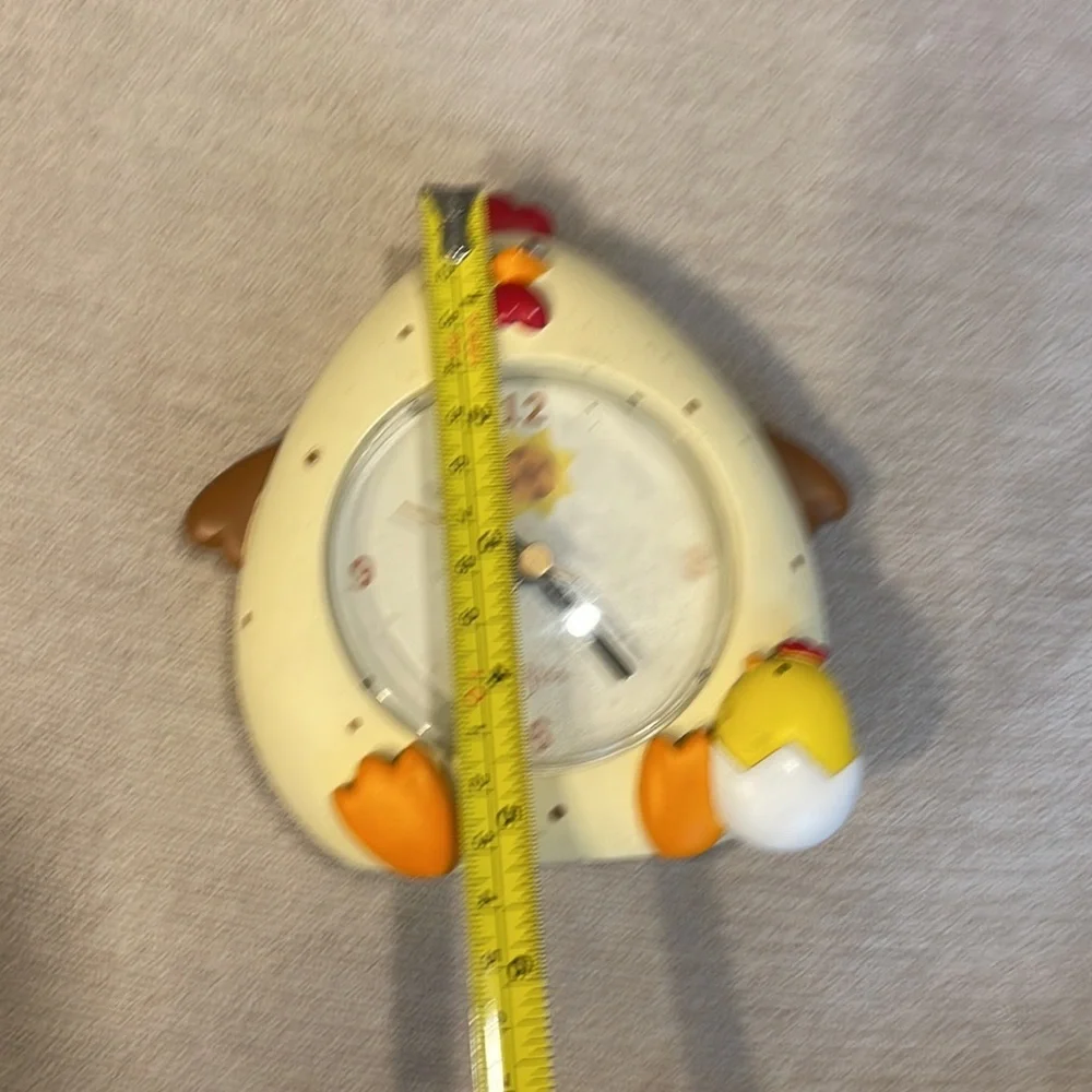 Vintage RARE la brea Chicken Alarm Clock, La Brea Quartz Movement, Heavy…